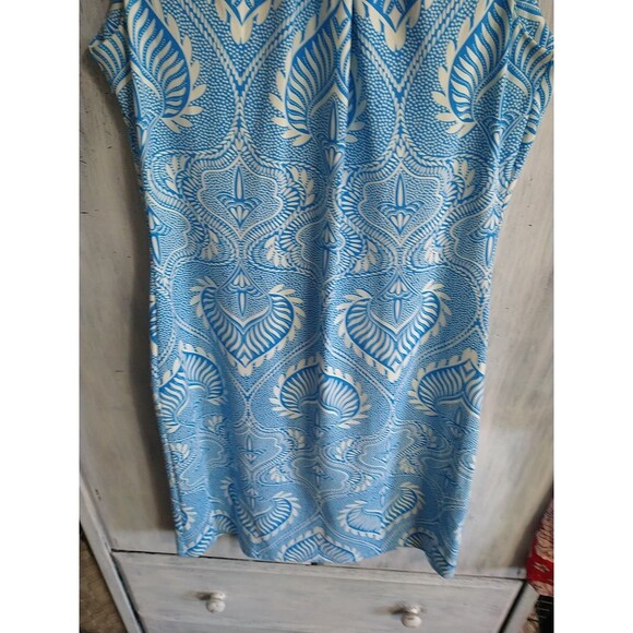 J. McLaughlin Sleeveless Floral Knee Length Dress Sm Boho Beachy Cottage Core - Picture 4 of 10